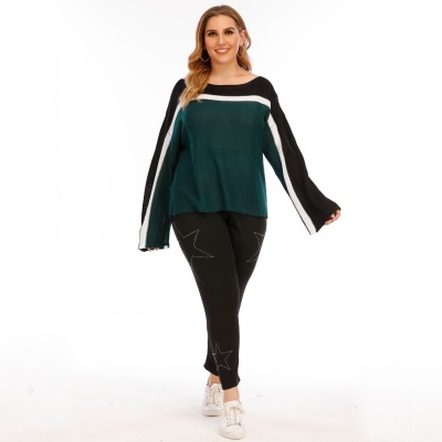 Pantalon pour femmes Pentagramme Pentagramme moulant en soie de lait