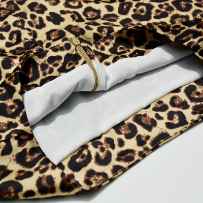Jupe courte élastique taille haute pour femme