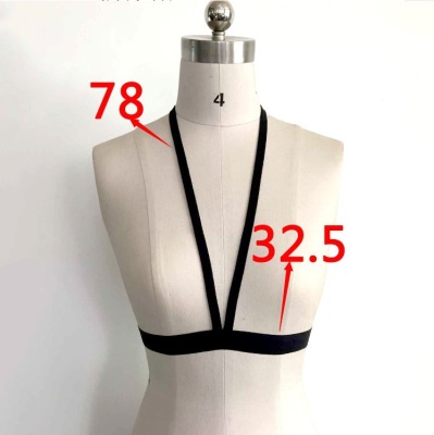 Lingerie érotique pour femmes élastique noir