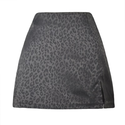 Jupe femme taille haute tartan fente
