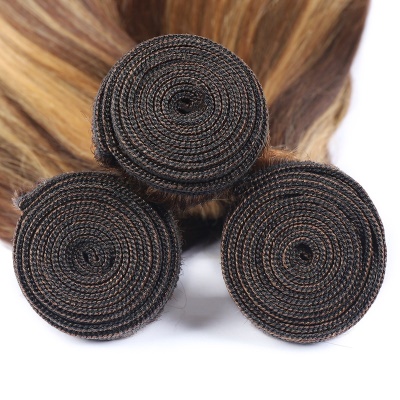 Mèches de cheveux naturels raides
