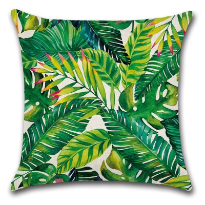 Housse de coussin en lin végétal sans noyau d'oreiller