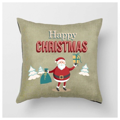 Housse de coussin de Noël Cadeaux de Noël