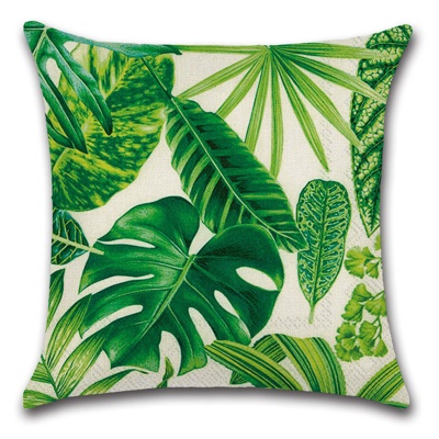 Housse de coussin en lin végétal sans noyau d'oreiller
