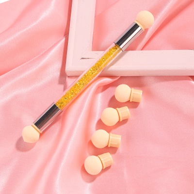 Stylo éponge double tête pour manucure