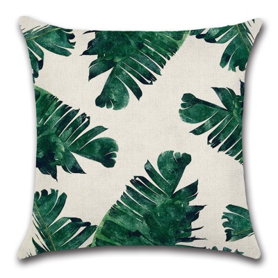 Housse de coussin en lin végétal sans noyau d'oreiller