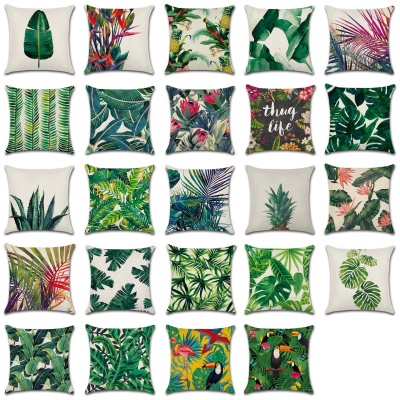 Housse de coussin en lin végétal sans noyau d'oreiller