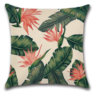 Housse de coussin en lin végétal sans noyau d'oreiller