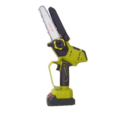 XCORT  Tronçonneuse rechargeable avec batterie au lithium électrique de 6 pouces portative à vitesse variable sans pôle