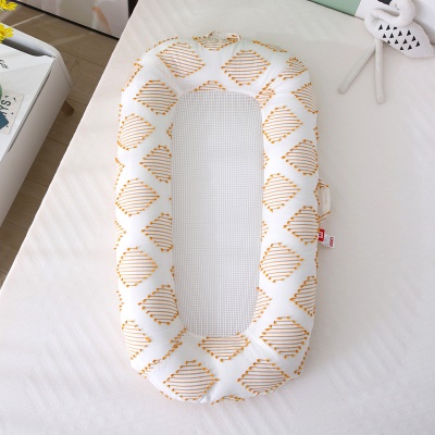 Lit bébé amovible tissu maille lavable avec fermeture à glissière en métal à deux têtes