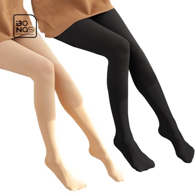 Chaussettes une pièce pour femmes en velours haute élasticité