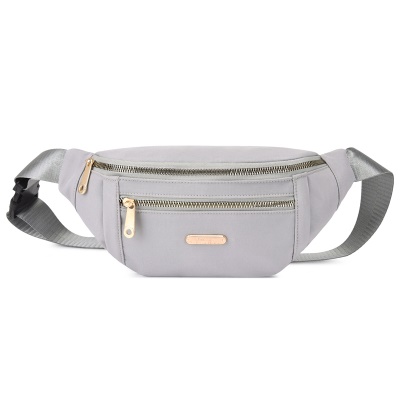 Grande capacité sac banane double fermeture sac poitrine