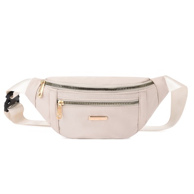 Grande capacité sac banane double fermeture sac poitrine