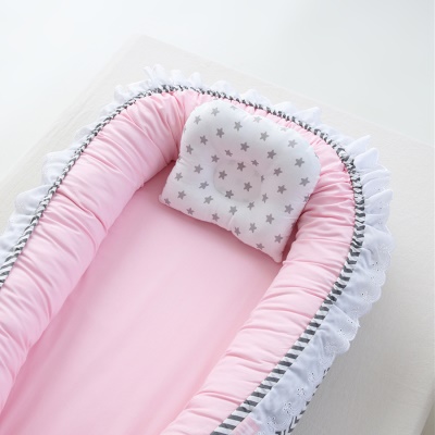 Lit de bébé amovible dentelle dentelle coton