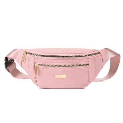 Grande capacité sac banane double fermeture sac poitrine