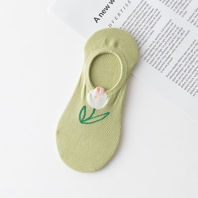 Chaussettes pour femmes Tulip Flower Cotton