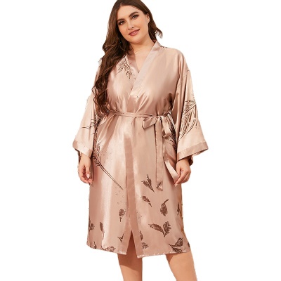 Pyjama Simulation Silk V Col Straps