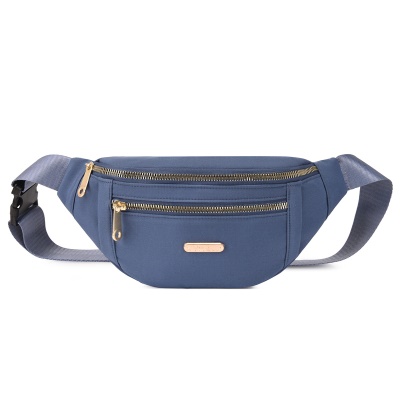 Grande capacité sac banane double fermeture sac poitrine