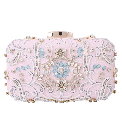 Sac de dîner pour femmes Sac de soirée en broderie perlée