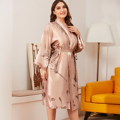 Pyjama Simulation Silk V Col Straps