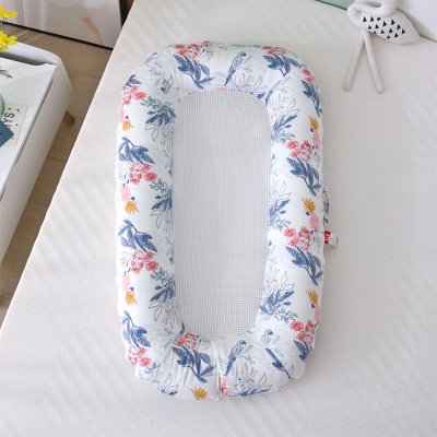 Lit bébé amovible tissu maille lavable avec fermeture à glissière en métal à deux têtes