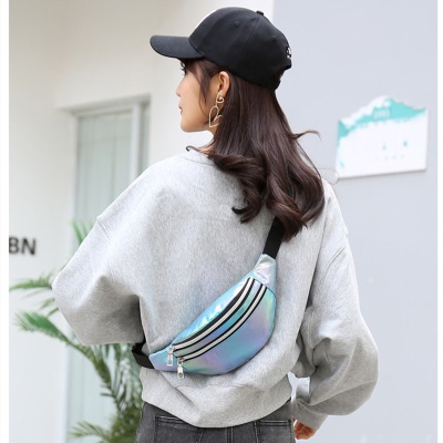 Sac banane pour femmes grande capacité sac poitrine à bandoulière