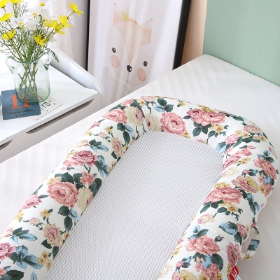 Lit bébé amovible tissu maille lavable avec fermeture à glissière en métal à deux têtes