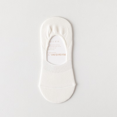 Chaussettes femmes en coton peigné maille peu profonde antidérapante