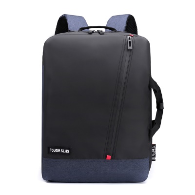 Sac à bandoulière en tissu nylon double fermeture éclair grande capacité