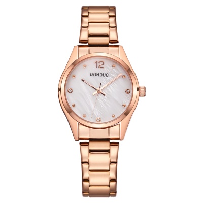 Montres pour dames mouvement à quartz cadran rond échelle numérique