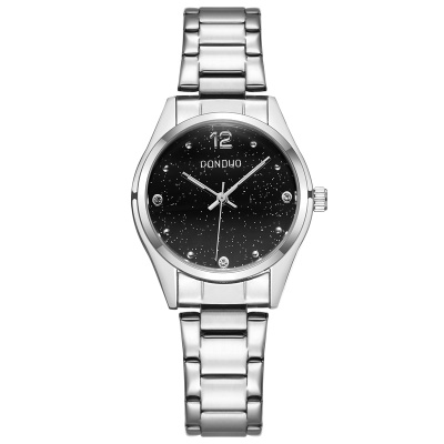Montres pour dames mouvement à quartz cadran rond échelle numérique
