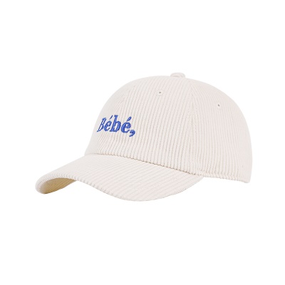 Casquette de baseball casquette à visière en velours côtelé