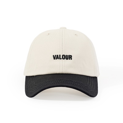 Casquette à visière en coton version coréenne