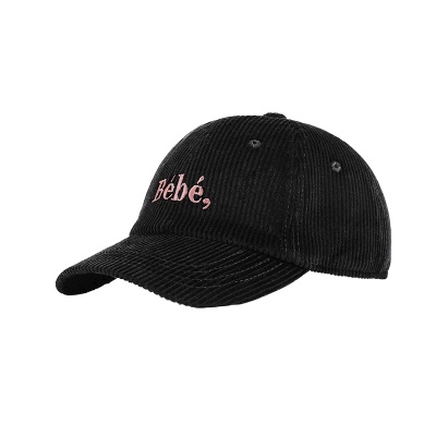 Casquette de baseball casquette à visière en velours côtelé