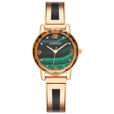 Montre femme imperméable Flash diamant incrusté petit disque