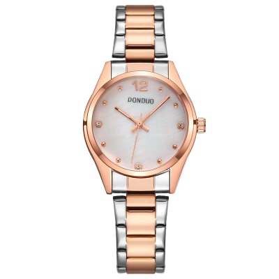 Montres pour dames mouvement à quartz cadran rond échelle numérique