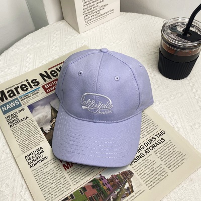Casquette à visière lettre brodée twill shadow