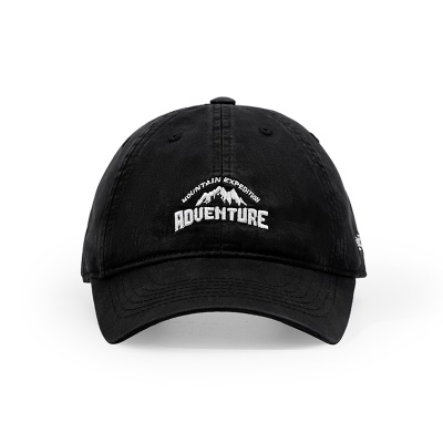 Casquette à visière à six aiguilles bord brodé tour de chapeau réglable