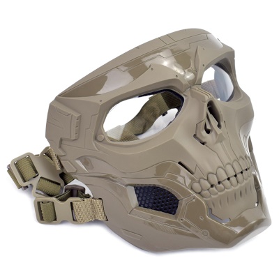 ACTION UNION masque protecteur squelette messager nylon + fibre intégré éponge absorbant les chocs