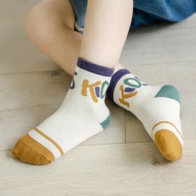 Chaussettes pour enfants Chaussettes en coton Cartoon Correspondance