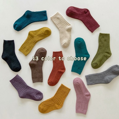 Chaussettes pour enfants chaussettes molletonnées et épaissies