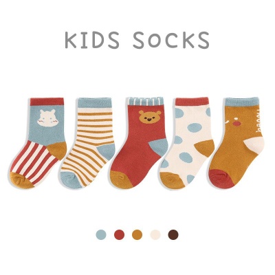Chaussettes pour enfants Chaussettes en coton Cartoon Correspondance