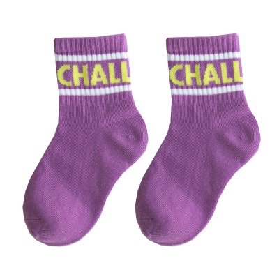 Chaussettes pour enfants Chaussettes rayées à barres parallèles