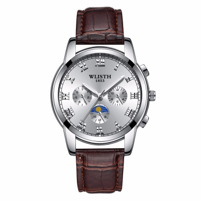 Montre à quartz lumineuse avec bracelet en acier imperméable