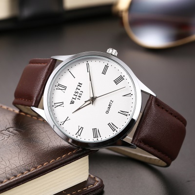 Montre à quartz imperméable à l'eau avec bracelet en acier lumineux