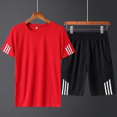 Ensemble de shorts manches courtes pour hommes grande taille Speed Dry Clothes