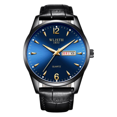 Montre à quartz pour hommes lumineuse et imperméable