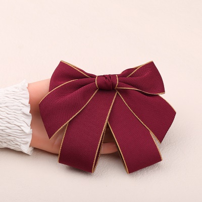 noeud papillon Femme/arc de fleur de tête pour femmes Polyester fils teints