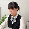 Femme noeud papillon/tête fleur teint en fil de polyester noeud papillon