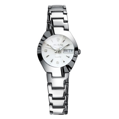 Montres pour hommes brillant bracelet en acier imperméable